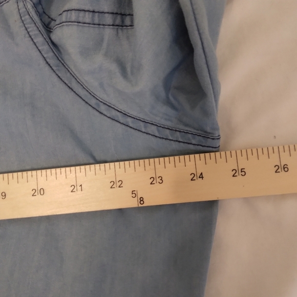 3X Chambray Duster with Belt Lightweight - Picture 11 of 12